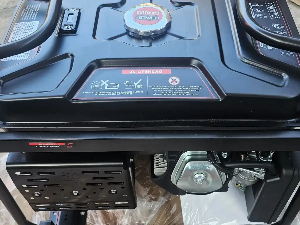 Gerador portátil a gasolina de 10 kVA para aluguel por diária em São Luís, MA